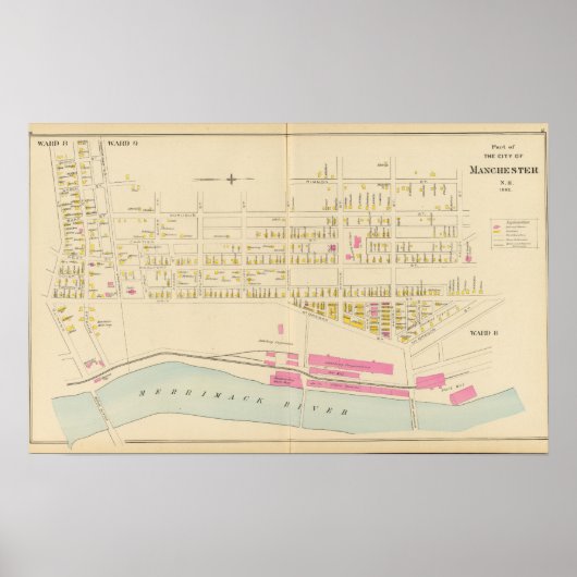 Poster Manchester, NH, Ward 89 (Devant)