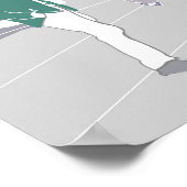 Poster Manchester Skyline Illustration (Coin)