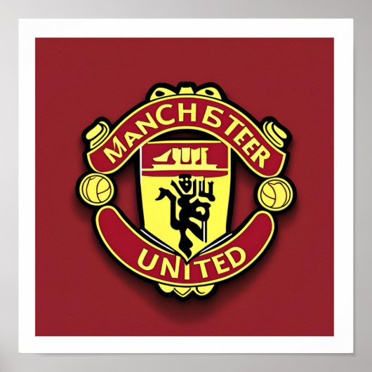 Poster Manchester United (Devant)