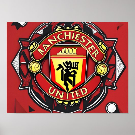 Poster Manchester United (Devant)