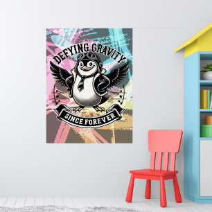 Poster Manchot Aviateur