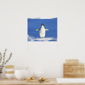 Poster Manchot qui se pavane (Cuisine)