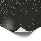 Poster Manchot solitaire sous la lune (Coin)