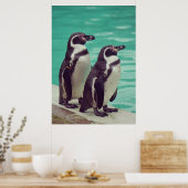 Poster Manchots (Cuisine)