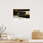 Poster manchots (Cuisine)