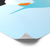 Poster Manchots Et Glace (Coin)