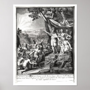 Poster Manco Capac and his wife