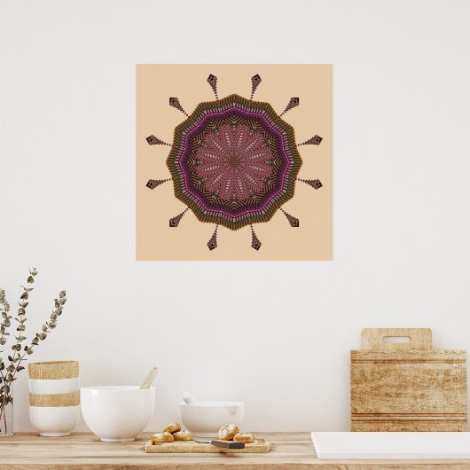 Poster Mandala (Cuisine)