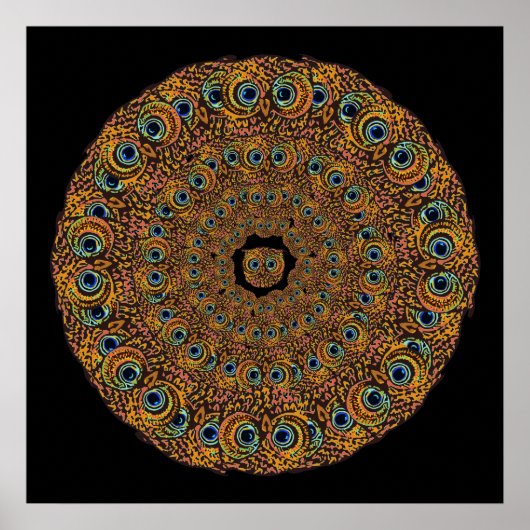Poster mandala (Devant)