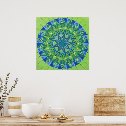 Poster Mandala (Cuisine)