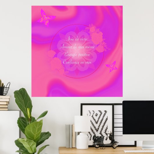 Poster Mandala (Bureau à domicile)