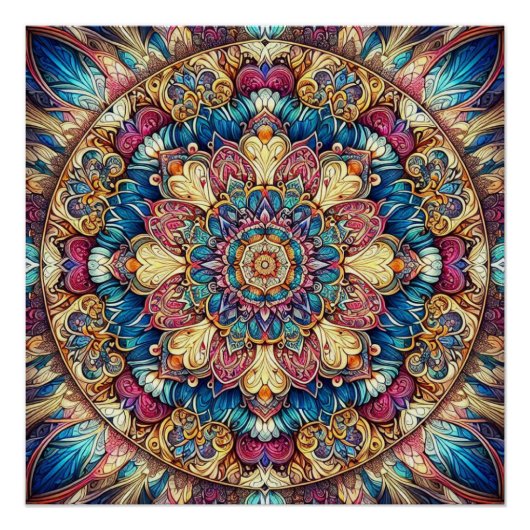 Poster Mandala (Devant)