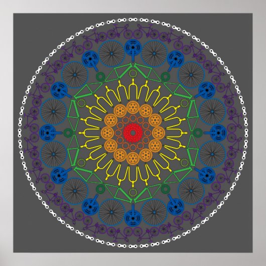 Poster Mandala 2 (Devant)