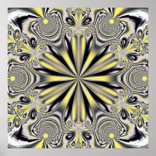Poster Mandala 4 de fractale