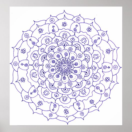 Poster Mandala 7 (Devant)