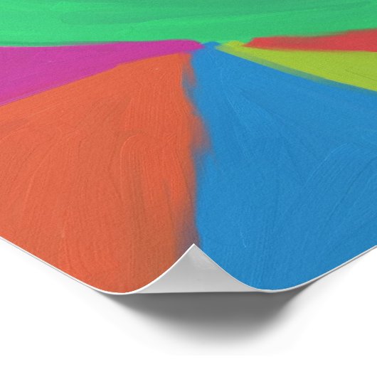 Poster Mandala Abstrait (Coin)