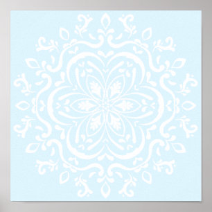 Poster Mandala arctique