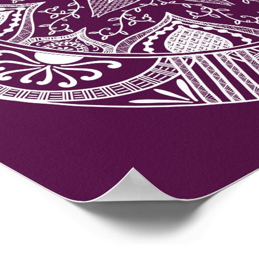 Poster Mandala Blackberry (Coin)