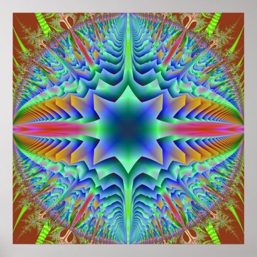 Poster Mandala bulgare (Devant)