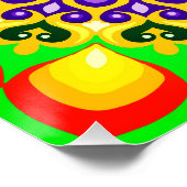 Poster Mandala coloré (Coin)
