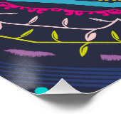 Poster mandala coloré (Coin)