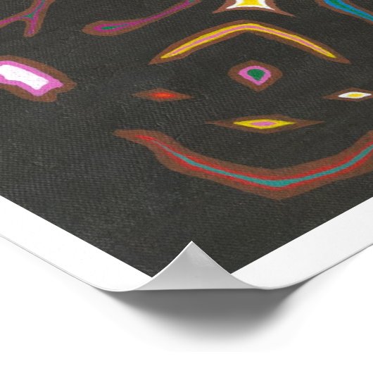 Poster Mandala cosmique (Coin)