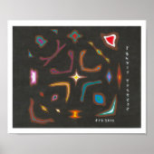 Poster Mandala cosmique (Devant)