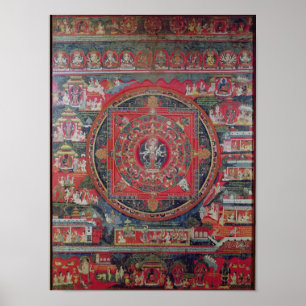 Poster Mandala d'Amoghapasa