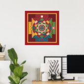 POSTER Mandala de 5 éléments - à partir de 14,25 $ (Bureau à domicile)