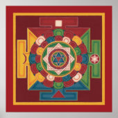 POSTER Mandala de 5 éléments - à partir de 14,25 $ (Devant)