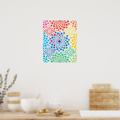 Poster Mandala de cercles 3 (Cuisine)