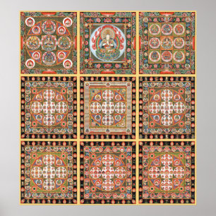 Poster Mandala de Kongokai