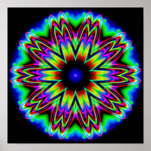Poster Mandala de la galaxie Sombrero (Devant)