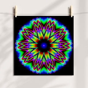 Poster Mandala de la galaxie Sombrero