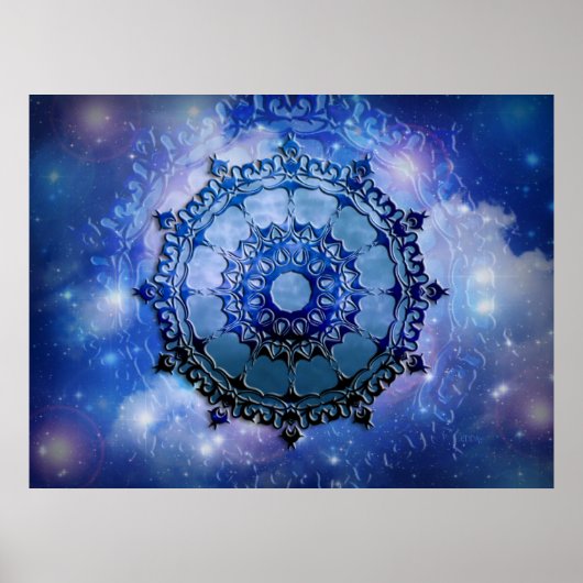Poster Mandala de l'Esprit Celtique (Devant)