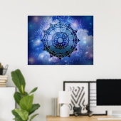 Poster Mandala de l'Esprit Celtique (Bureau à domicile)