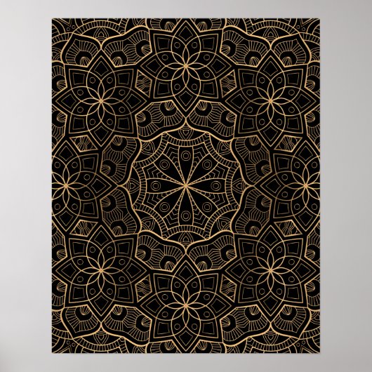 Poster Mandala de luxe 3 (Devant)