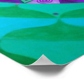 Poster Mandala de rêve vert (Coin)