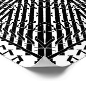 Poster Mandala de verre à retourner (Coin)