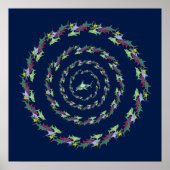 Poster mandala des requins (Devant)