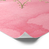 Poster Mandala d'or moderne (Coin)