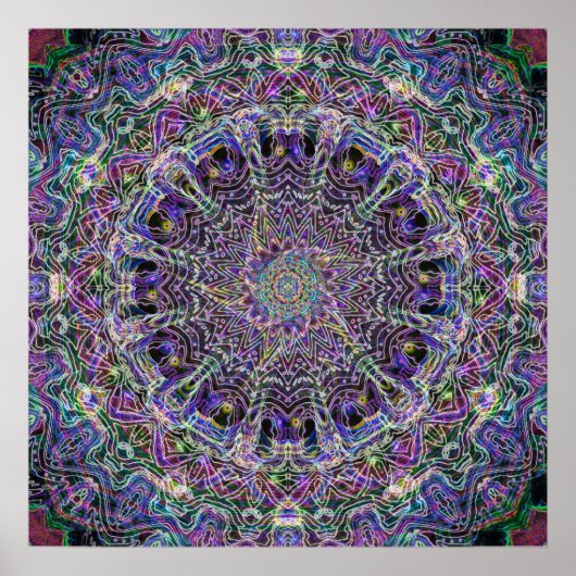 Poster Mandala Dream Catcher (Devant)