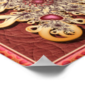Poster Mandala du cœur (Coin)