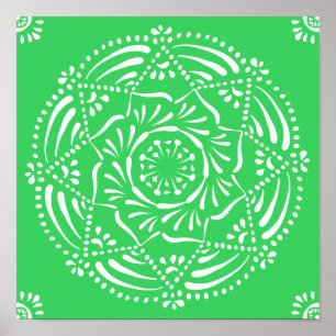 Poster Mandala du printemps