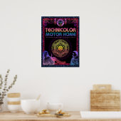 Poster Mandala du technicolore Sally (Cuisine)