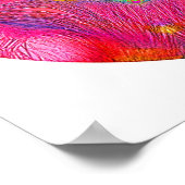 Poster Mandala en cristal rose (Coin)