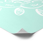 Poster Mandala en verre marin (Coin)