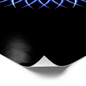 Poster Mandala Fleur du Coeur (Coin)