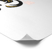 Poster Mandala Floral Or Noir Mystique (Coin)