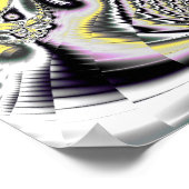 Poster Mandala fractal 4 (Coin)
